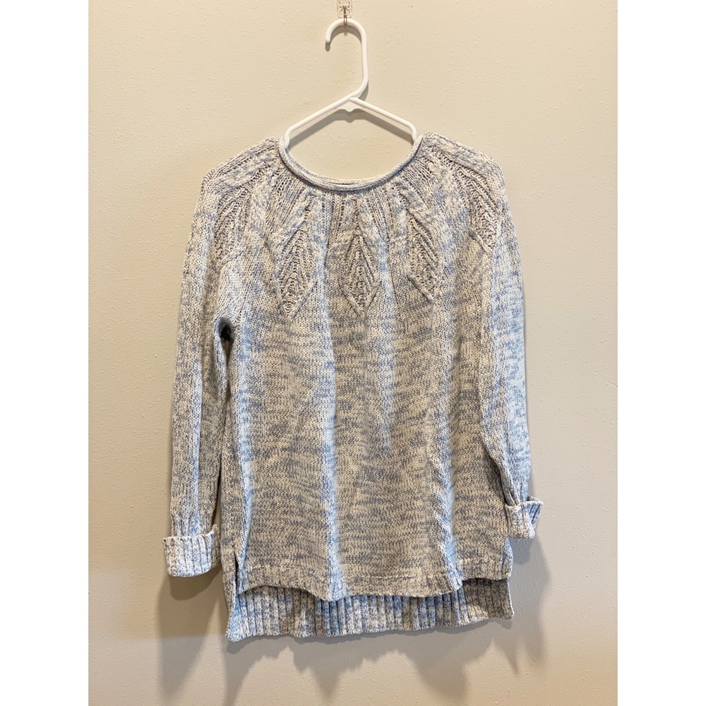 Chaps SZ M Blue/White Sweater